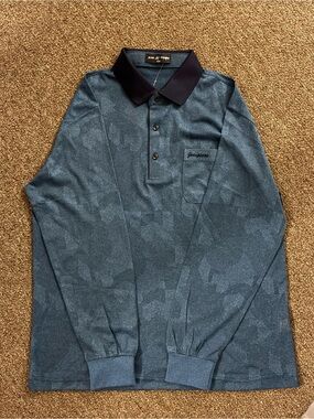 Made in Korea Jean Pierre Summer Long Sleeve Polo New With Tags